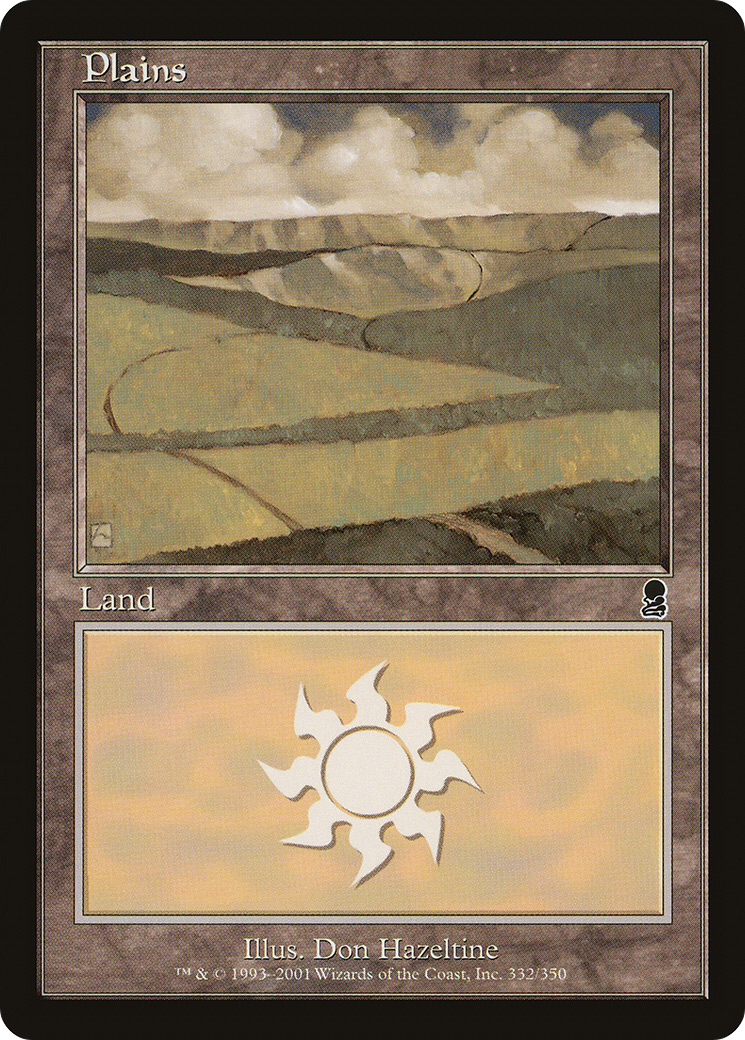 Plains (ODY-332) [Odyssey] Foil MTG Single Wizards of the Coast