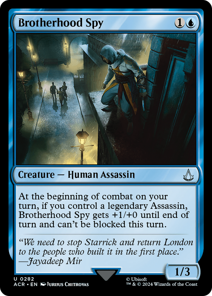 Brotherhood Spy (ACR-282) [Assassin's Creed] MTG Single Wizards of the Coast