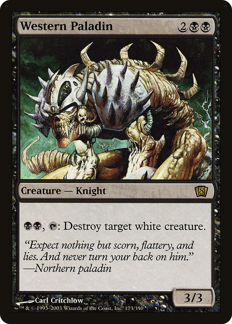 Western Paladin (8ED-173) [Eighth Edition] Foil MTG Single Wizards of the Coast