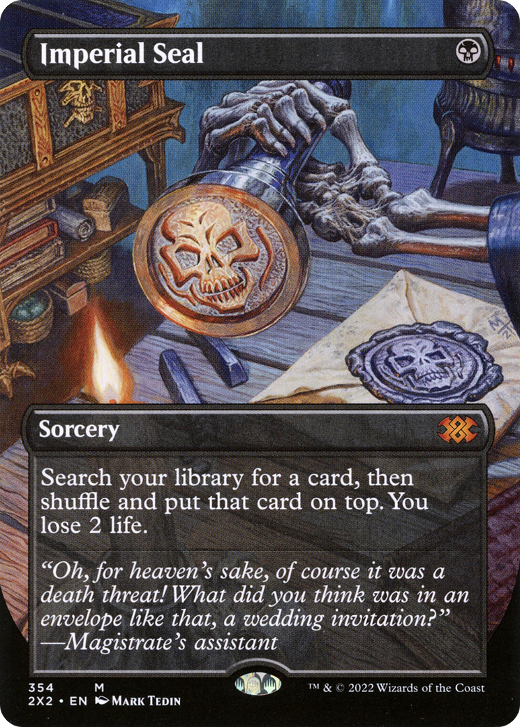 Imperial Seal (2X2-354) [Double Masters 2022] (Borderless) MTG Single Wizards of the Coast