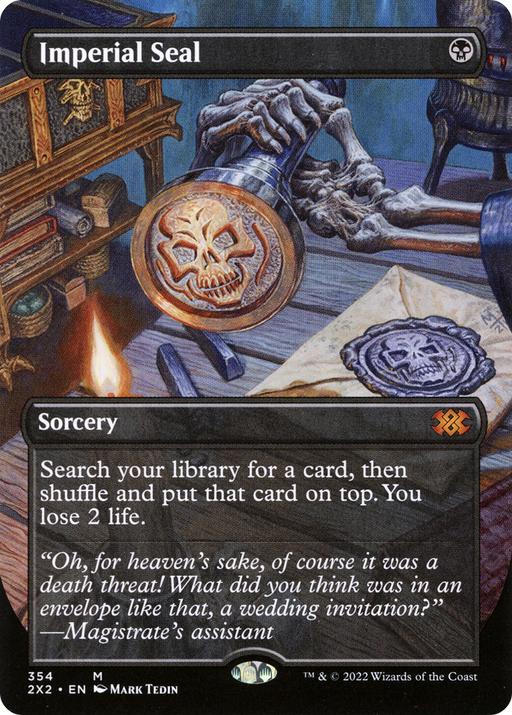 Imperial Seal (2X2-354) [Double Masters 2022] (Borderless) MTG Single Wizards of the Coast