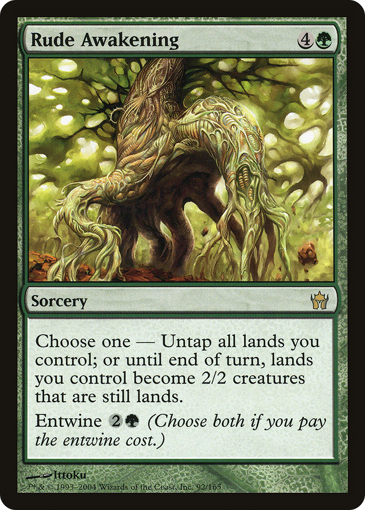 Rude Awakening (5DN-092) [Fifth Dawn] Foil MTG Single Wizards of the Coast