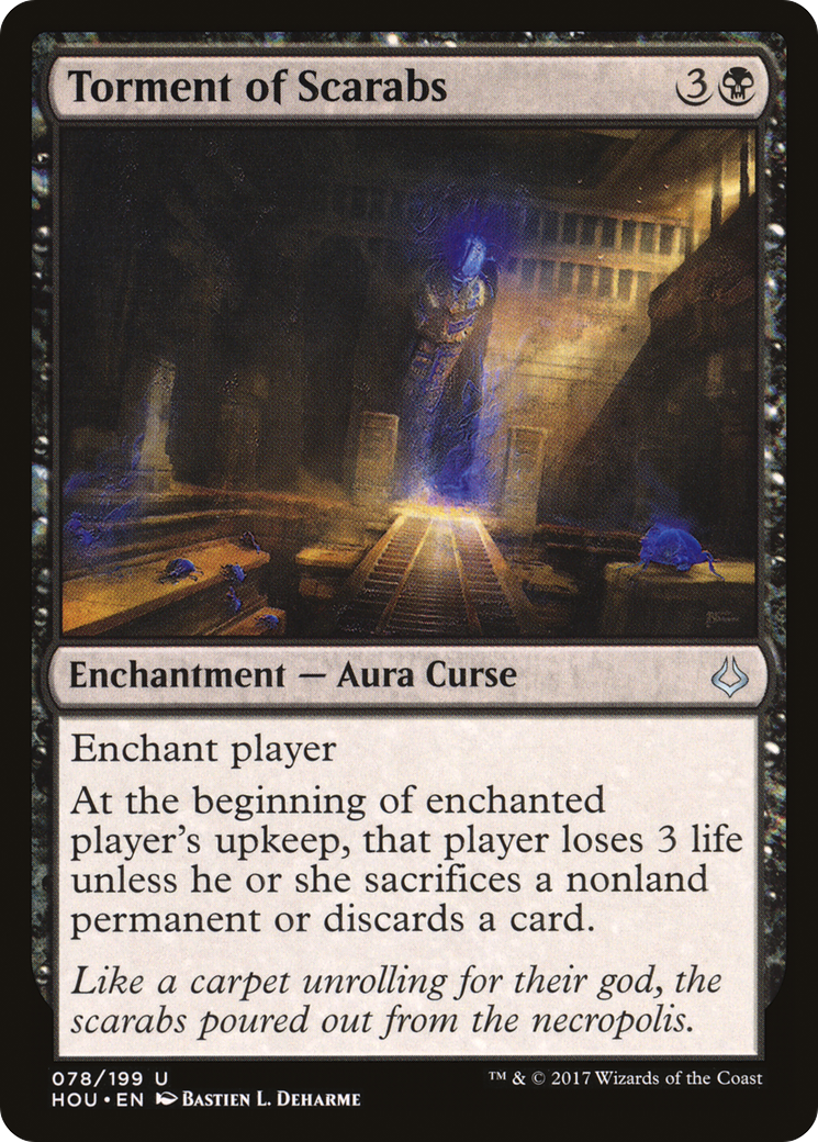 Torment of Scarabs (HOU-078) [Hour of Devastation] MTG Single Wizards of the Coast