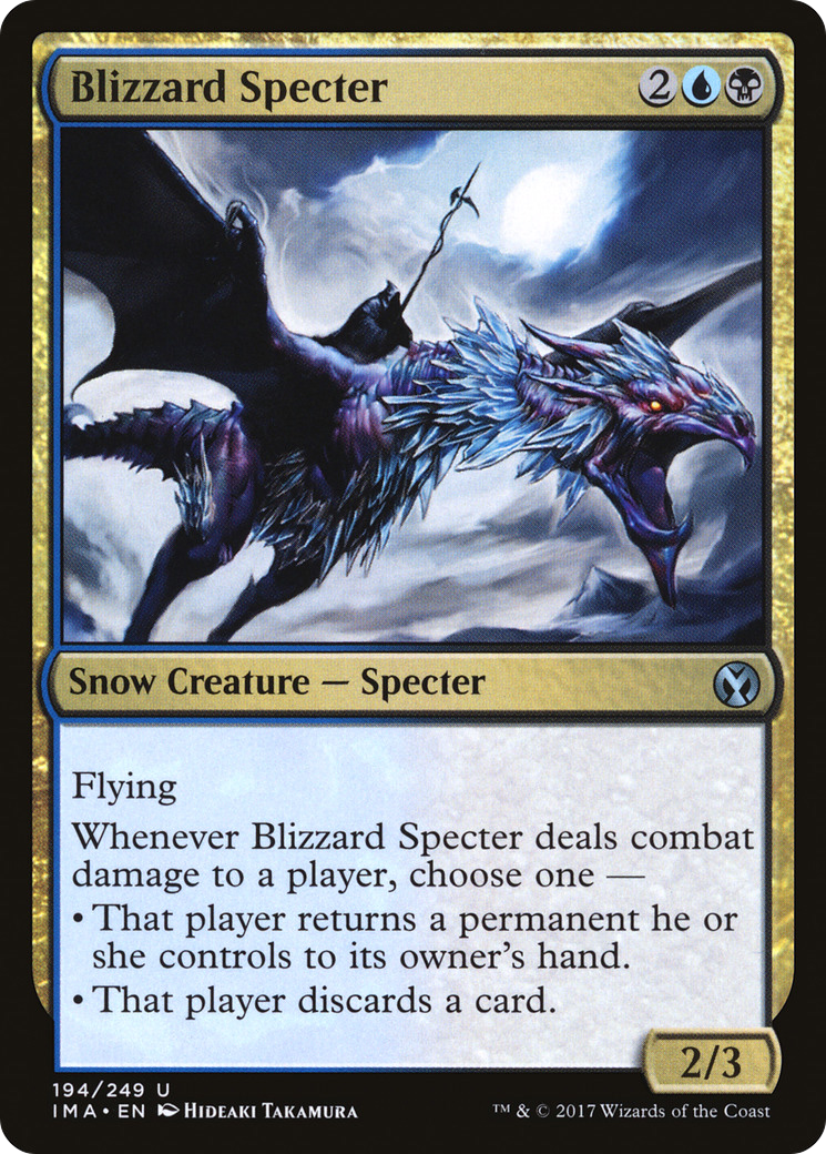 Blizzard Specter (IMA-194) [Iconic Masters] Foil MTG Single Wizards of the Coast