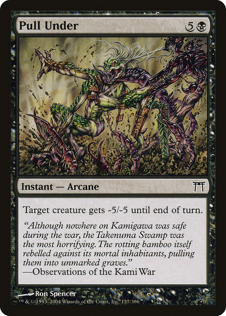 Pull Under (CHK-137) [Champions of Kamigawa] MTG Single Wizards of the Coast