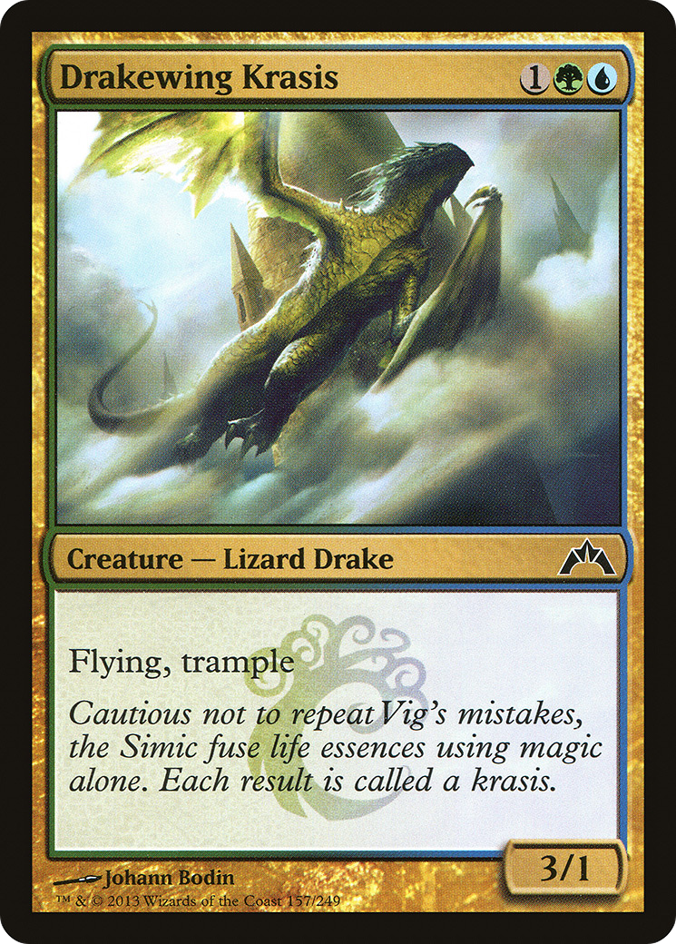 Drakewing Krasis (GTC-157) [Gatecrash] Foil MTG Single Wizards of the Coast