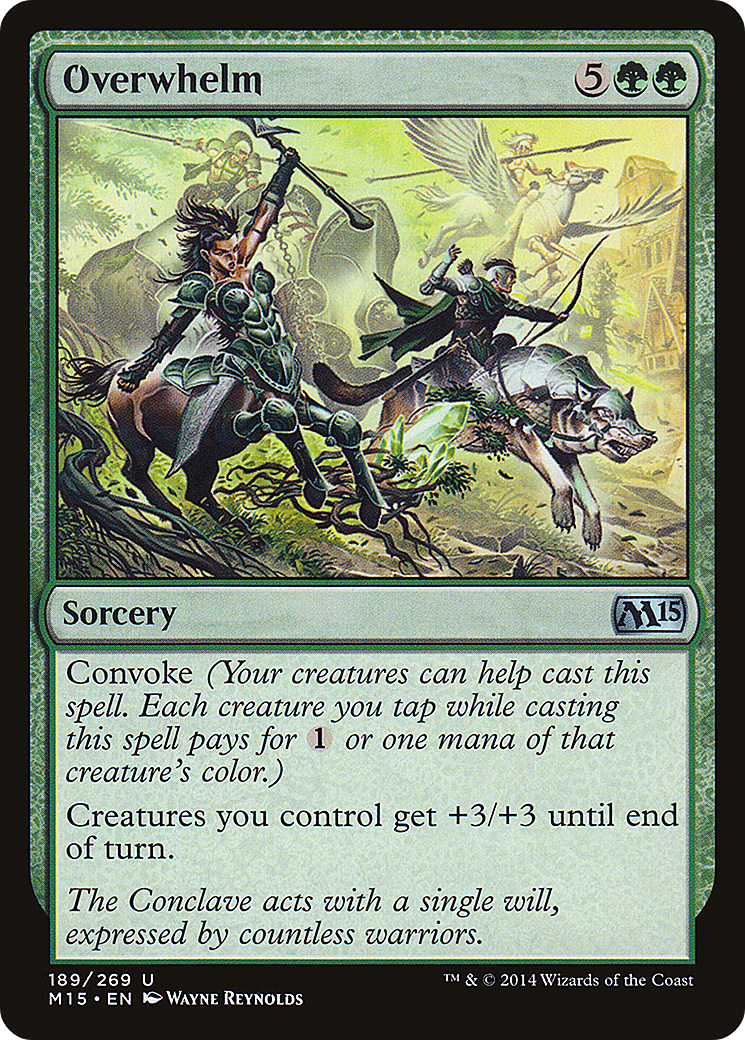 Overwhelm (M15-189) [Magic 2015] MTG Single Wizards of the Coast