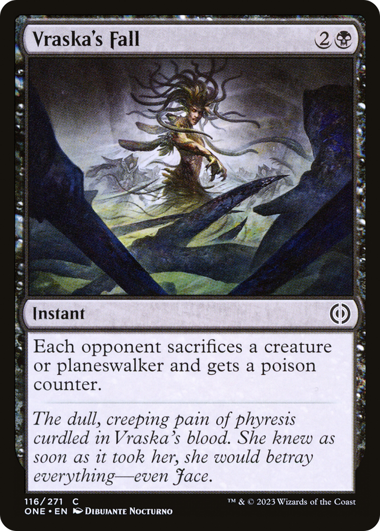 Vraska's Fall (ONE-116) [Phyrexia: All Will Be One] Foil MTG Single Wizards of the Coast