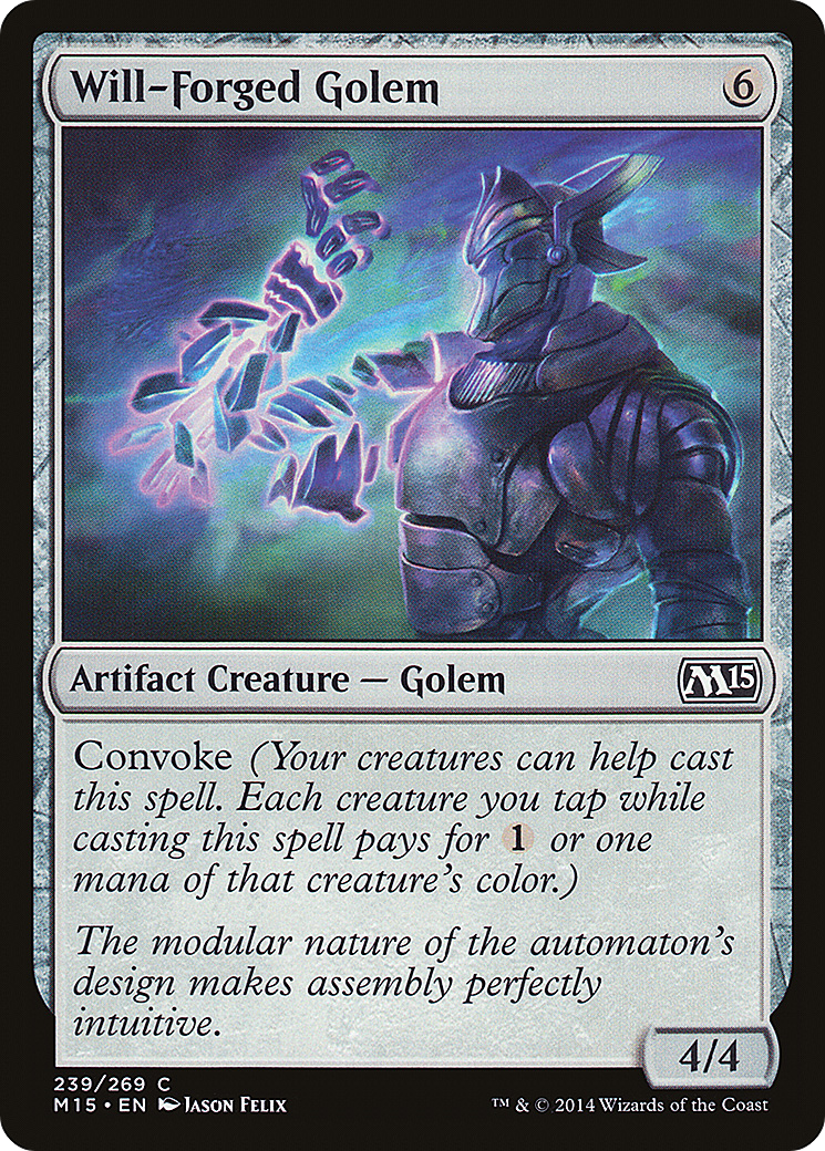 Will-Forged Golem (M15-239) [Magic 2015] Foil MTG Single Wizards of the Coast