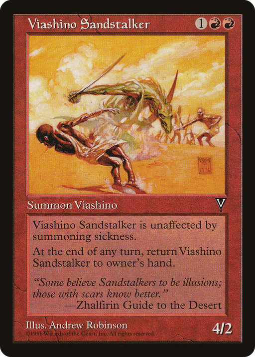 Viashino Sandstalker (VIS-100) [Visions] MTG Single Wizards of the Coast