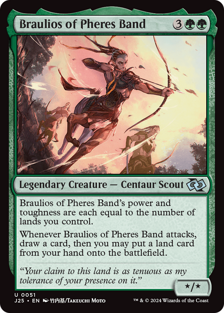 Braulios of Pheres Band (Anime) (J25-051) [Foundations Jumpstart] MTG Single Wizards of the Coast