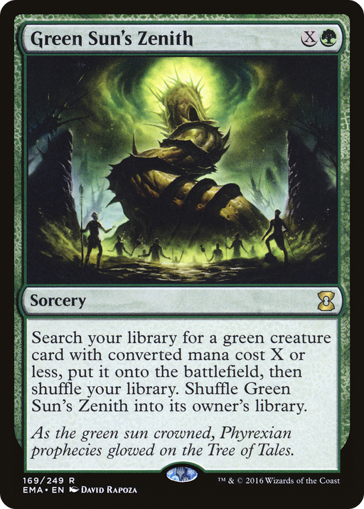 Green Sun's Zenith (EMA-169) [Eternal Masters] MTG Single Wizards of the Coast