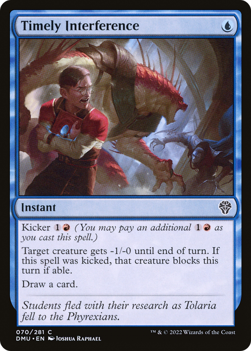 Timely Interference (DMU-070) [Dominaria United] MTG Single Wizards of the Coast