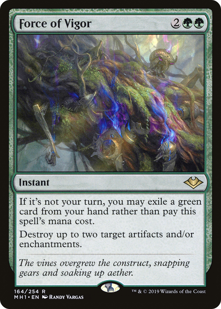 Force of Vigor (MH1-164) [Modern Horizons] Foil MTG Single Wizards of the Coast