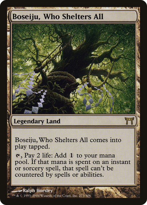 Boseiju, Who Shelters All (CHK-273) [Champions of Kamigawa] Foil MTG Single Wizards of the Coast