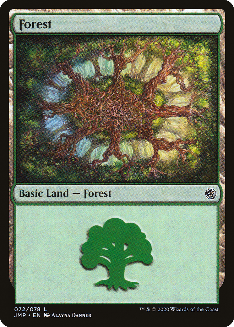 Forest (72) (JMP-072) [Jumpstart] MTG Single Wizards of the Coast