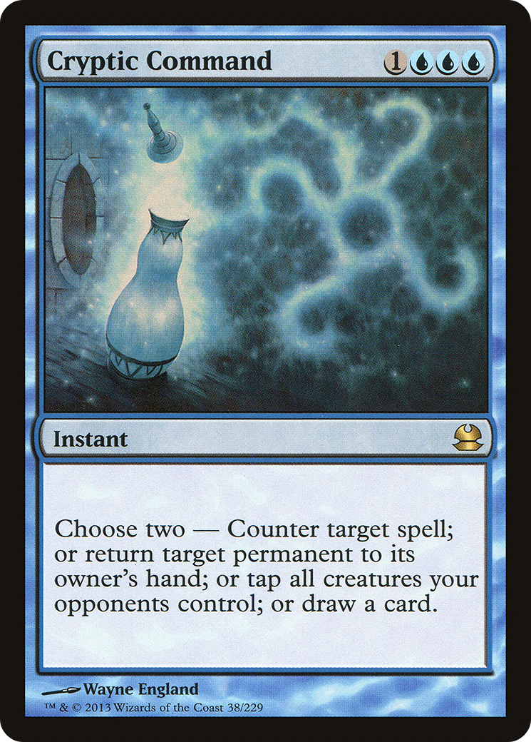 Cryptic Command (MMA-038) [Modern Masters] Foil MTG Single Wizards of the Coast