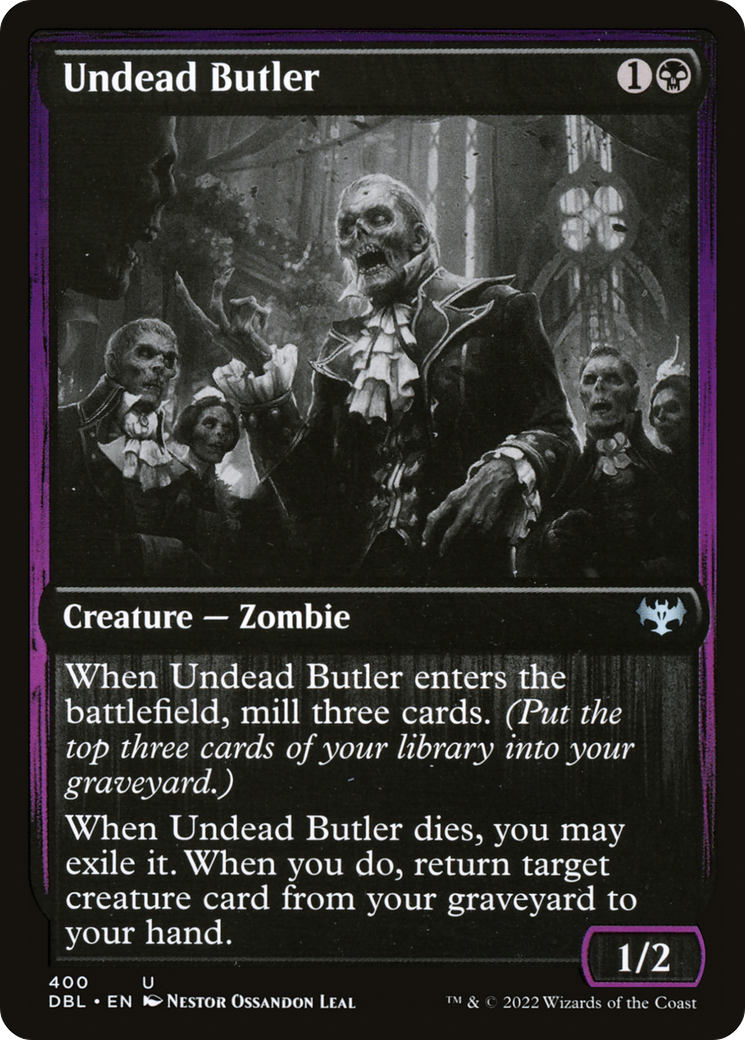 Undead Butler (DBL-400) [Innistrad: Double Feature] Foil MTG Single Wizards of the Coast