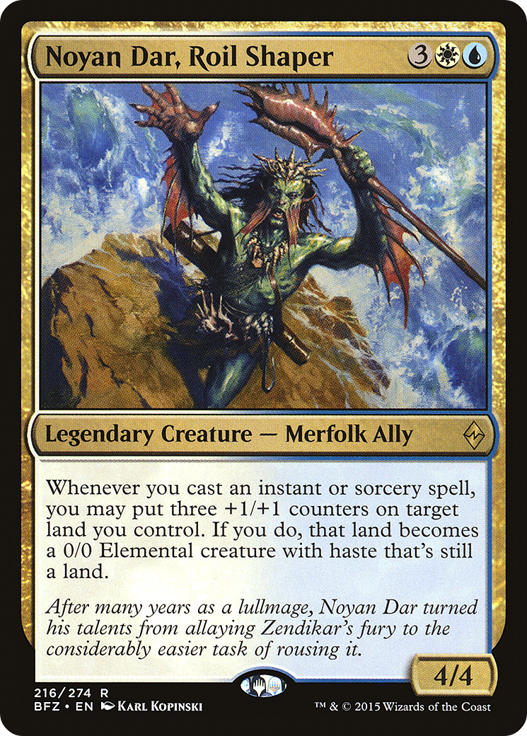 Noyan Dar, Roil Shaper (BFZ-216) [Battle for Zendikar] MTG Single Wizards of the Coast