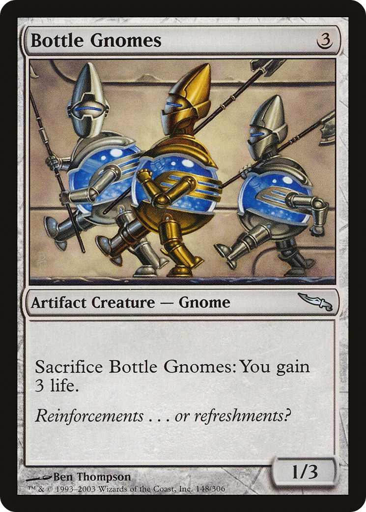 Bottle Gnomes (MRD-148) [Mirrodin] Foil MTG Single Wizards of the Coast