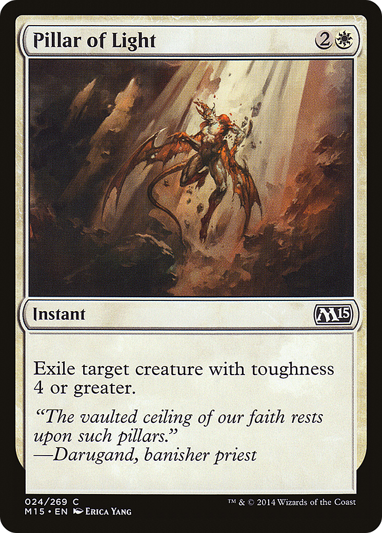 Pillar of Light (M15-024) [Magic 2015] Foil MTG Single Wizards of the Coast