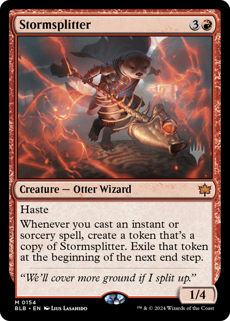 Stormsplitter (PPBLB-154) [Bloomburrow Promos] MTG Single Wizards of the Coast