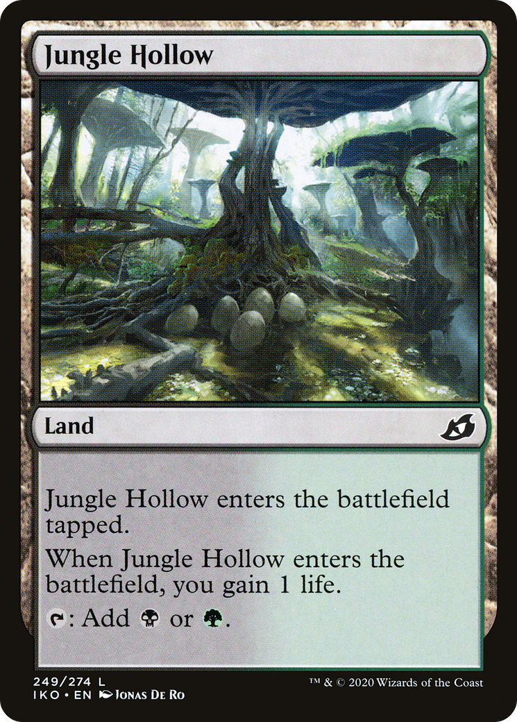 Jungle Hollow (IKO-249) [Ikoria: Lair of Behemoths] MTG Single Wizards of the Coast