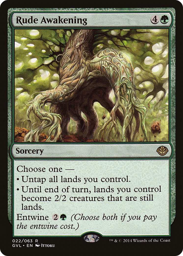 Rude Awakening (Garruk vs. Liliana) [Duel Decks Anthology] MTG Single Magic: The Gathering