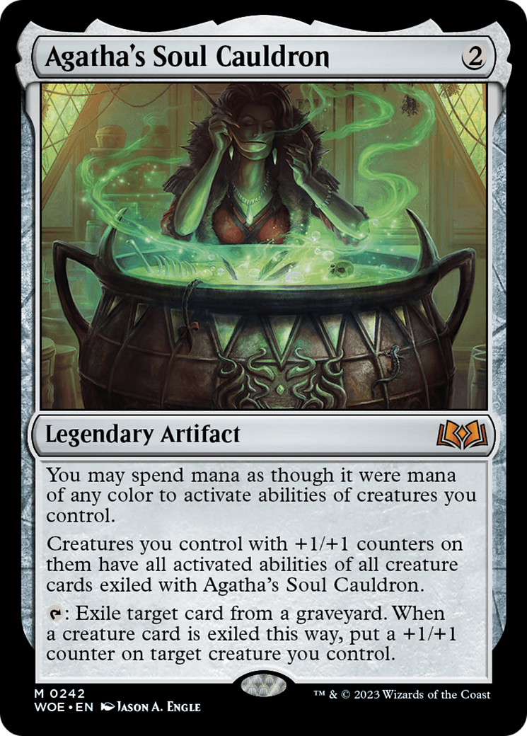 Agatha's Soul Cauldron (WOE-242) [Wilds of Eldraine] Foil MTG Single Wizards of the Coast