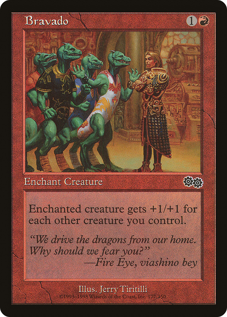 Bravado (USG-177) [Urza's Saga] MTG Single Wizards of the Coast
