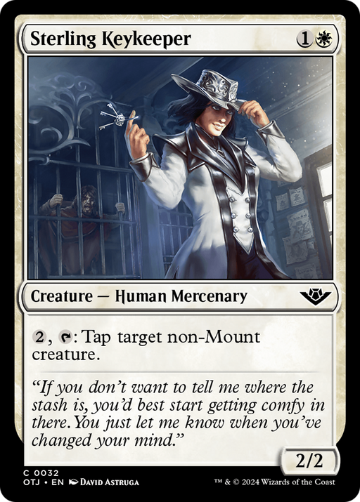 Sterling Keykeeper (OTJ-032) [Outlaws of Thunder Junction] Foil MTG Single Wizards of the Coast