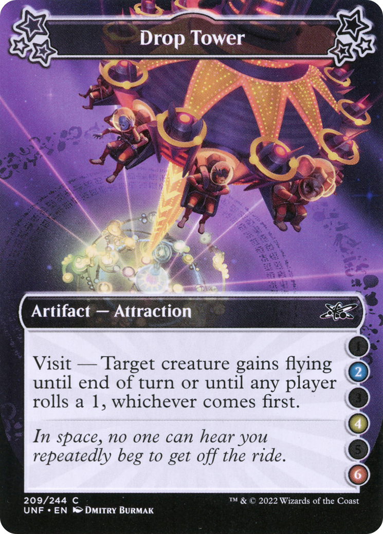 Drop Tower (UNF-209B) [Unfinity] Foil MTG Single Wizards of the Coast