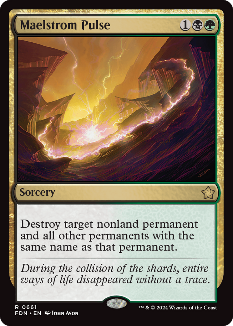 Maelstrom Pulse (FDN-661) [Foundations] MTG Single Wizards of the Coast