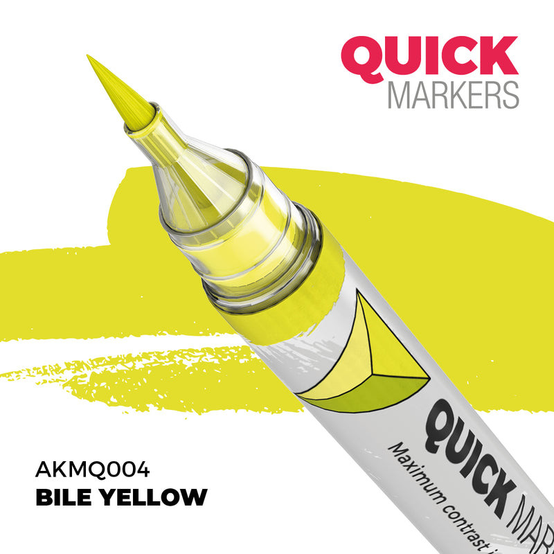 AK Interactive: Quick Markers - Bile Yellow