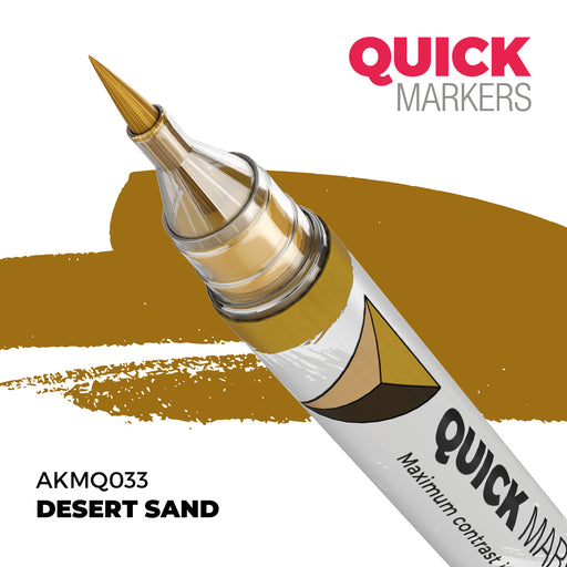 AK Interactive: Quick Markers - Desert Sand Model Paints AK INTERACTIVE