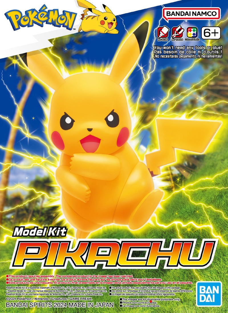 Bandai Spirits: Pokémon Model Kit - Pikachu (Fighting) Toys & Plushes Bandai   
