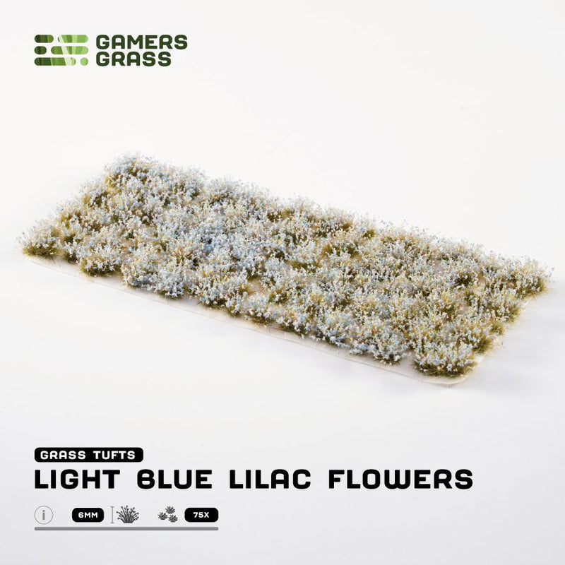 Gamer's Grass: Light Blue Lilac Flowers Basing Materials Gamer's Grass