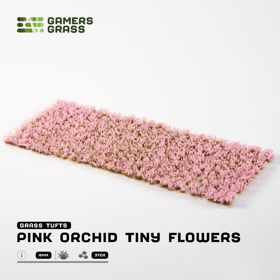 Gamer's Grass: Pink Orchid Tiny Flowers Basing Materials Gamer's Grass