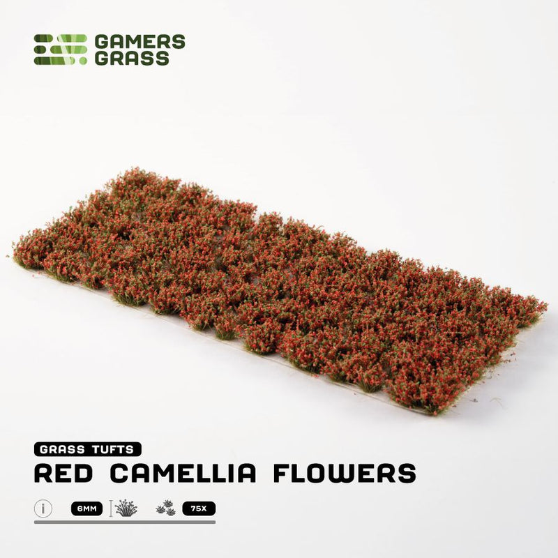 Gamer's Grass: Red Camellia Flowers Basing Materials Gamer's Grass