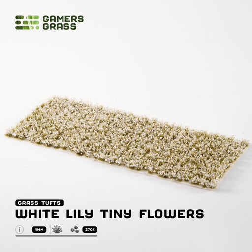 Gamer's Grass: White Lily Tiny Flowers Basing Materials Gamer's Grass
