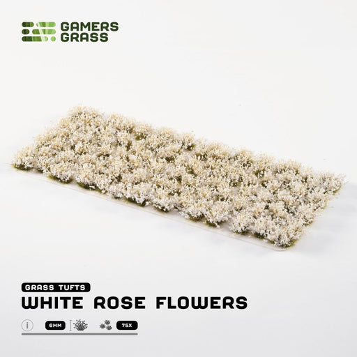 Gamer's Grass: White Rose Flowers Basing Materials Gamer's Grass