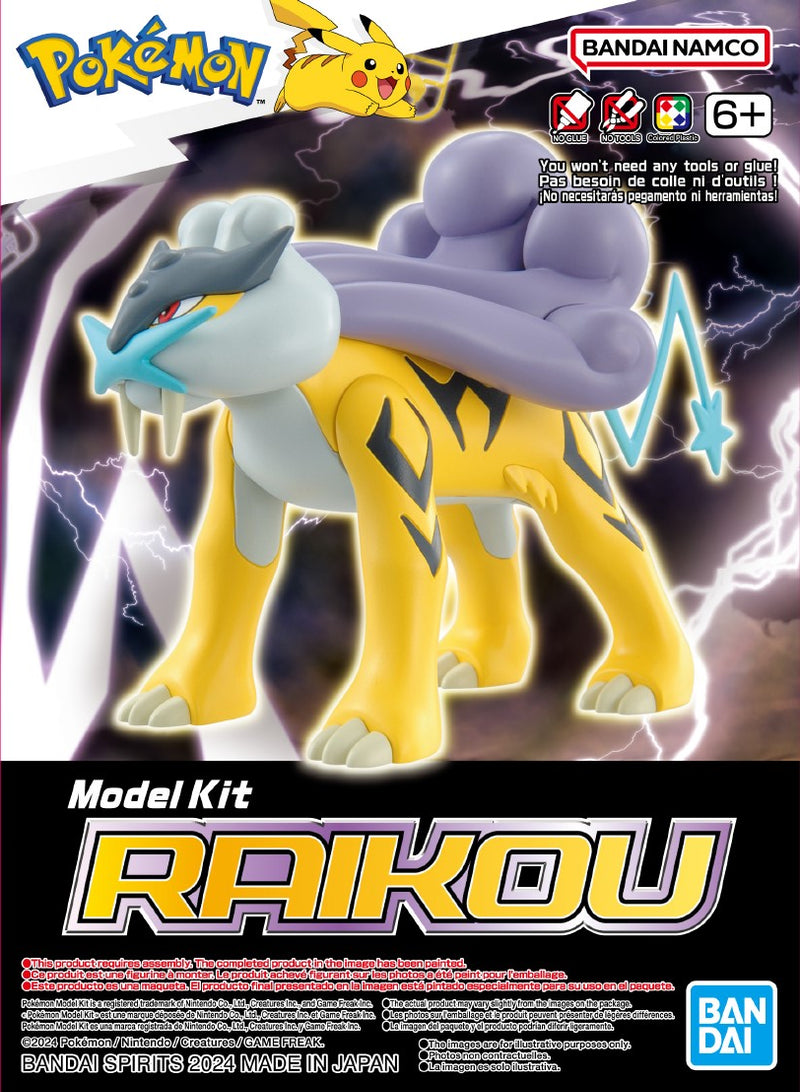 Bandai Spirits: Pokémon Model Kit - Raikou Toys & Plushes Bandai   