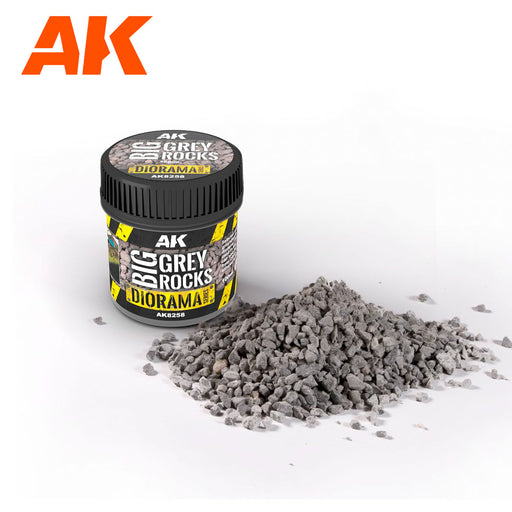 AK Interactive: Big Grey Rocks - 100ml Basing Materials AK INTERACTIVE