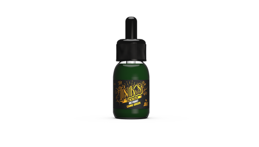 AK Interactive: The INKS Camo Green 30 ml Model Paints AK INTERACTIVE