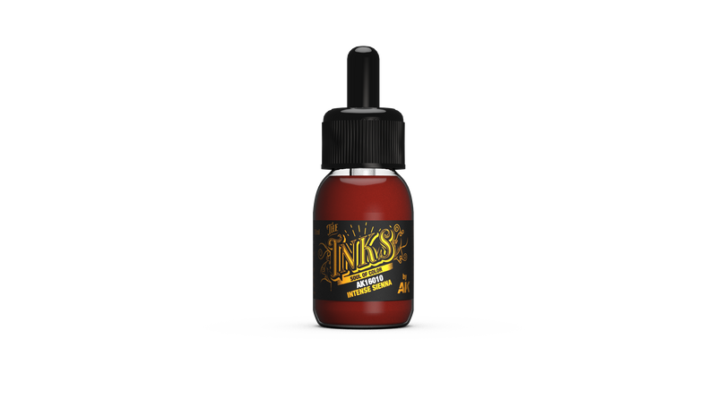 AK Interactive: The INKS Intense Sienna 30 ml Model Paints AK INTERACTIVE