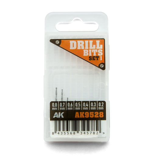 AK Interactive: Drill Bits Set 1 Model Tools & Glue AK INTERACTIVE