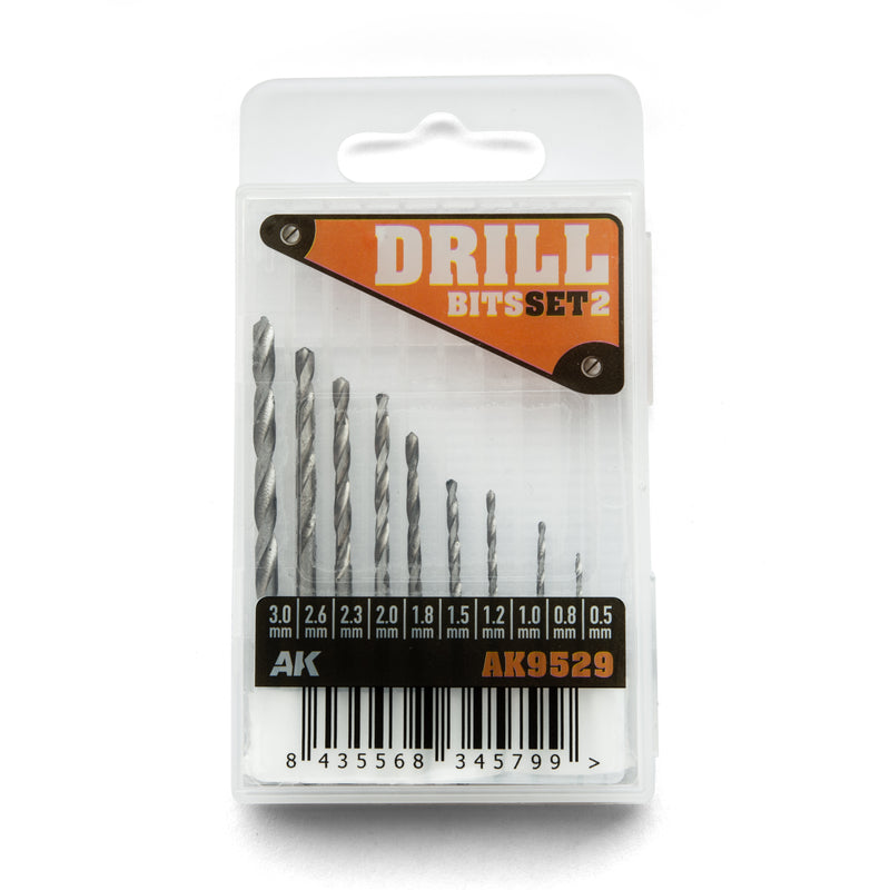 AK Interactive: Drill Bits Set 2 Model Tools & Glue AK INTERACTIVE