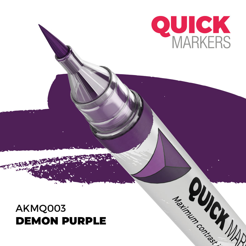 AK Interactive: Quick Markers - Demon Purple