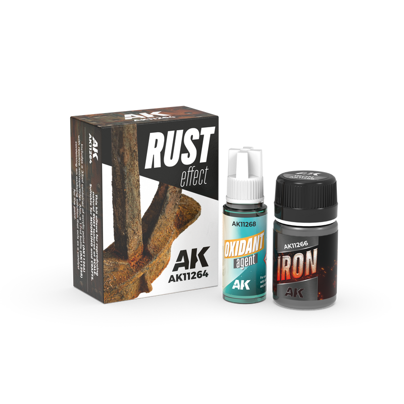 AK Interactive: Rust Effect Set Model Paints AK INTERACTIVE