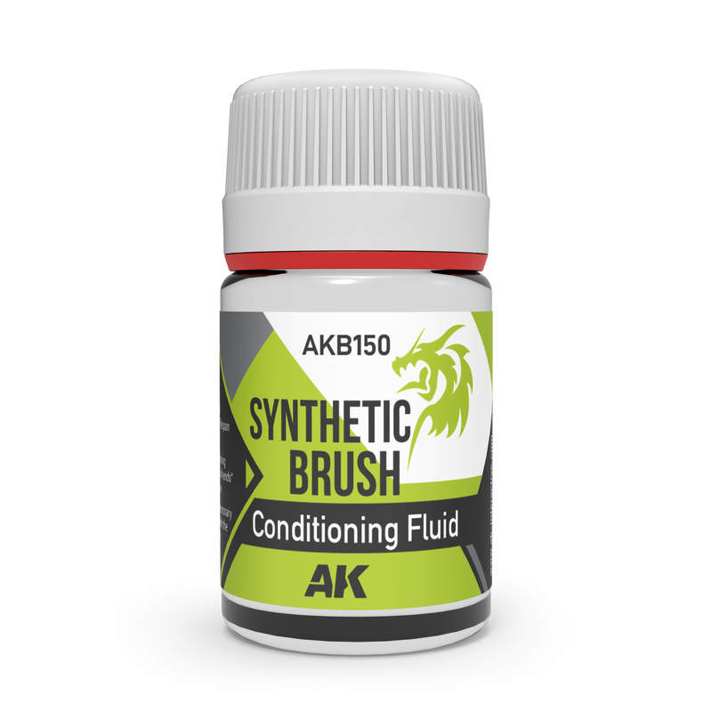 AK Interactive: Synthetic Brush Condition Fluid Hobby Brushes AK INTERACTIVE